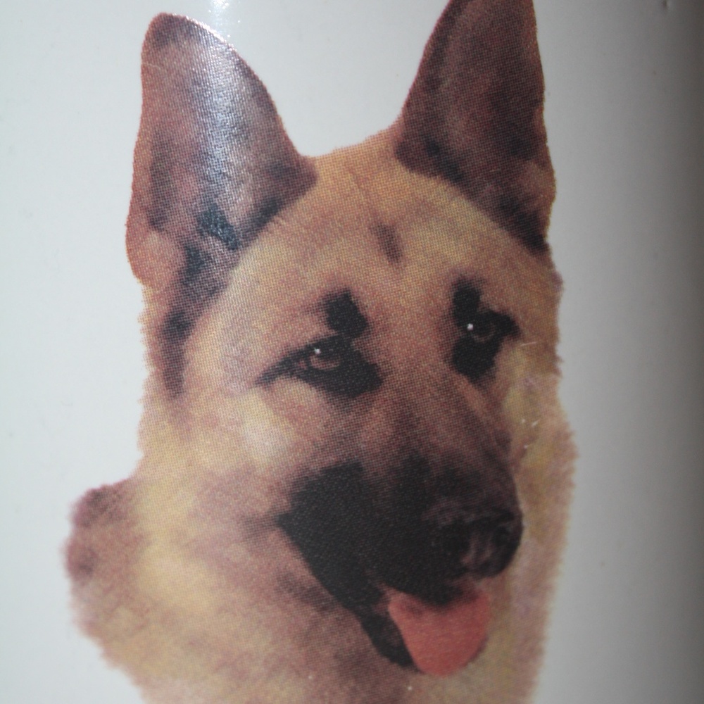 Pet Mug/Cup. German Shepherd on front, fur babies.